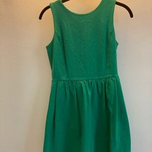 Jcrew green dress 0P